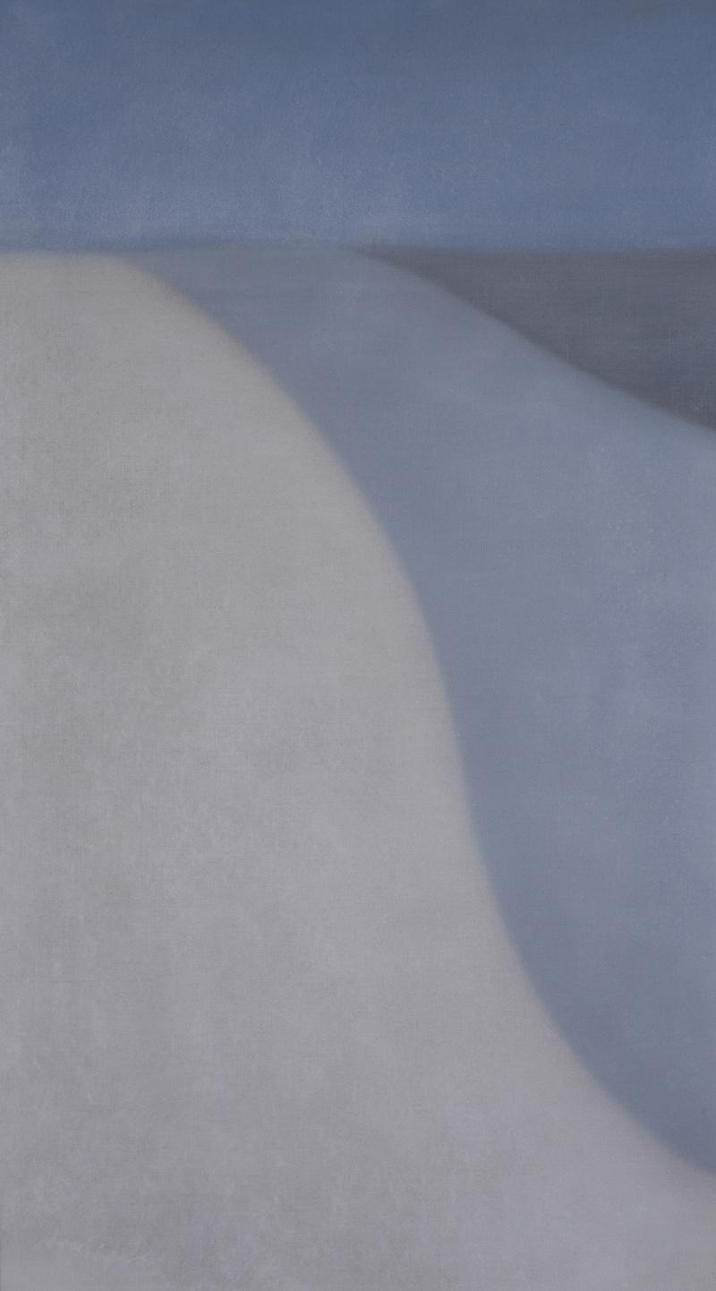 Susan Vecsey Untitled Blue White Vertical 
