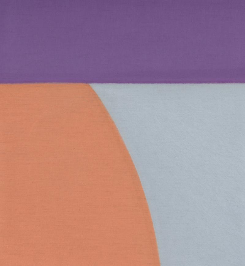 Susan Vecsey Untitled Purple Orange 