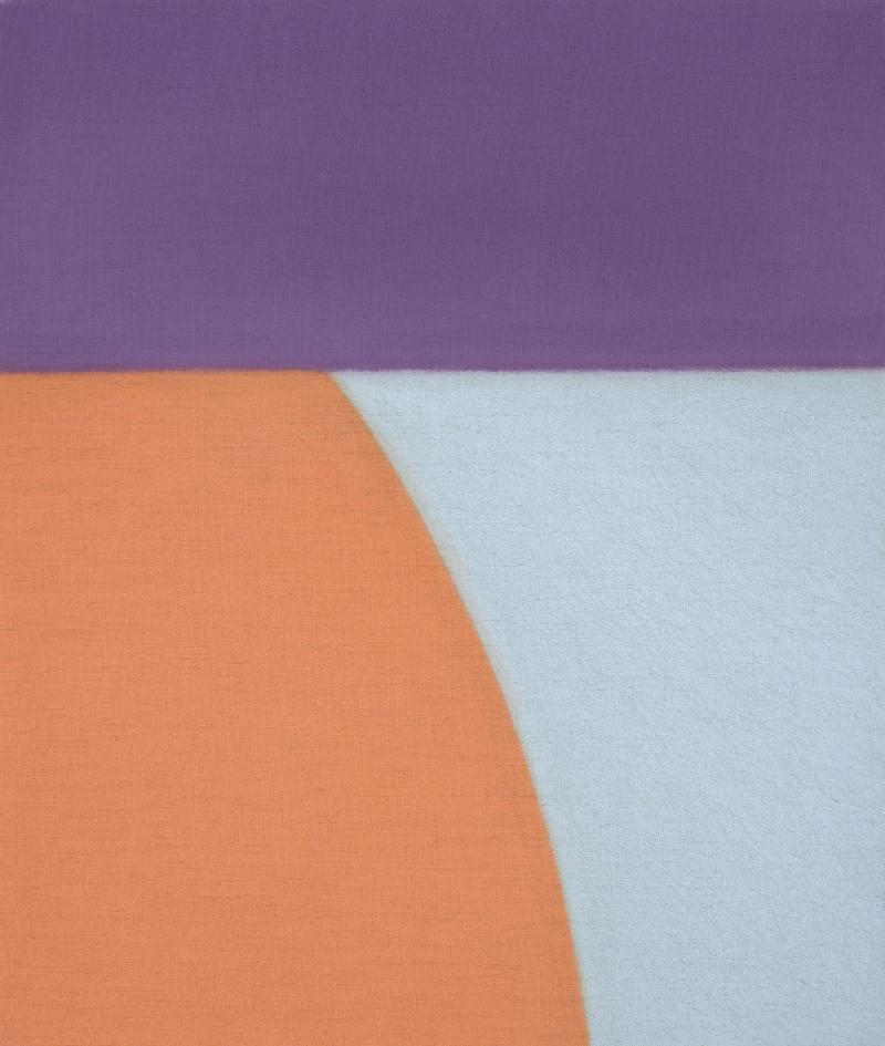 Susan Vecsey Untitled Purple Orange 