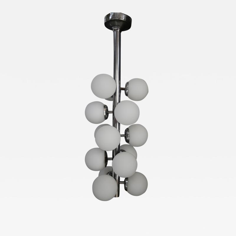 Suspension lamp end of the 60s to 15 lights 