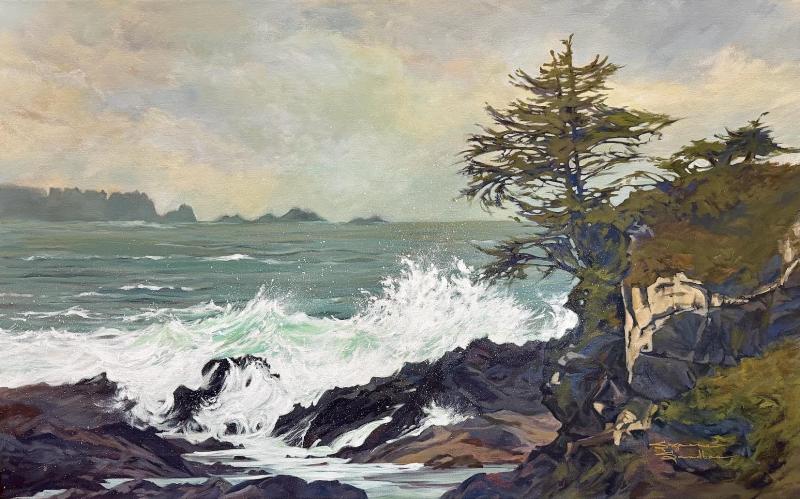 Suzanne Sandboe King Tide at Ucluelet