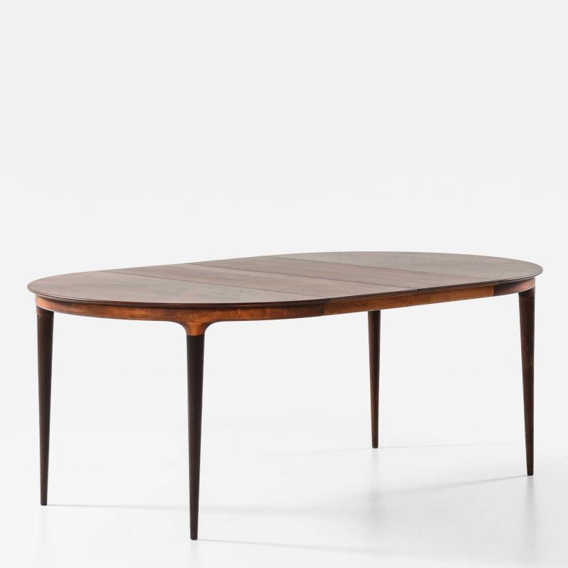 Svante Skogh Svante Skogh Dining Table in Beech Rosewood by AB Seffle M belfabrik 1958