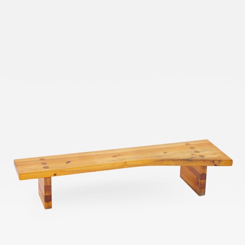 Sven Larsson Swedish Bench in Pine by Sven Larsson 1970s