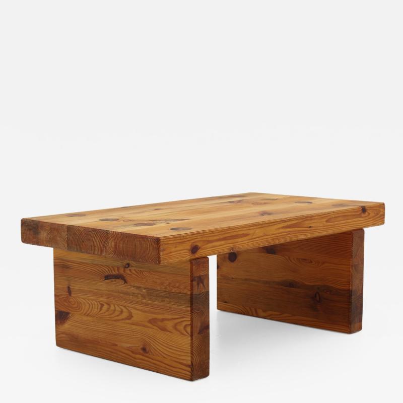 Sven Larsson Swedish Bench or Side Table in Pine by Sven Larsson