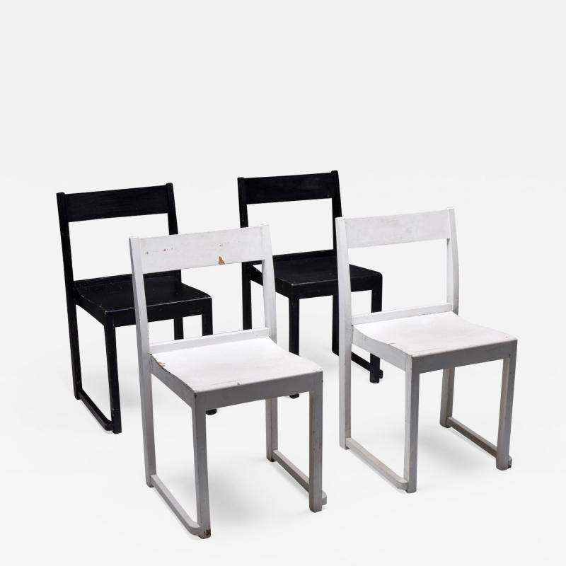 Sven Markelius Sven Markelius Orchestra Chairs Black White 1930s