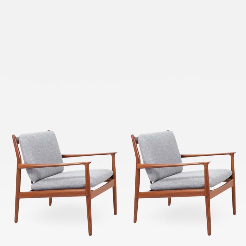 Svend Aage Eriksen Svend ge Eriksen Model GM 5 Lounge Chairs for Glostrup Mobelfabrik