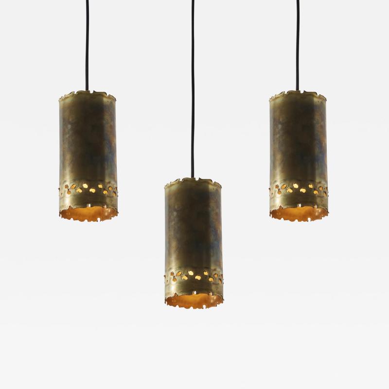 Svend Aage Holm S rensen 1960s Svend Aage Holm S rensen Brutalist Brass Pendant Lamp