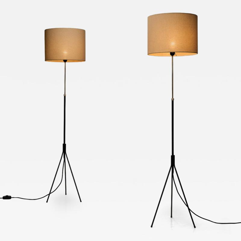 Svend Aage Holm S rensen Sorensen Pair of Tripod Floor Lamps by Svend Aage Holm S rensen Attr Denmark ca 1960s