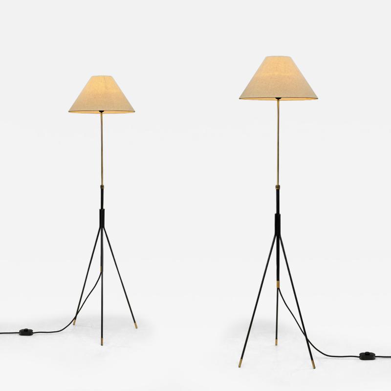 Svend Aage Holm S rensen Sorensen Pair of Tripod Floor Lamps by Svend Aage Holm S rensen Attr Denmark ca 1960s