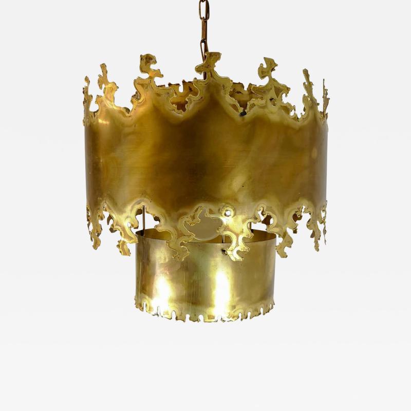 Svend Aage Holm S rensen Svend Aage Holm Sorensen Brutalist Ceiling Lamp 1960s for Holm Sorensen Co