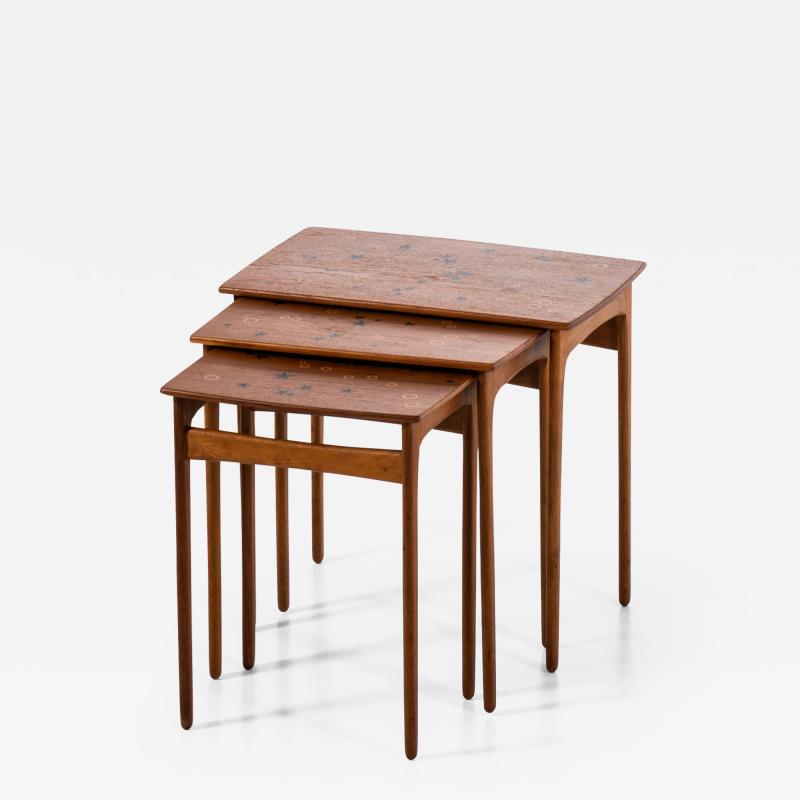 Svend Aage Madsen Nesting Tables Produced by Sigurd Hansen M belfabrik