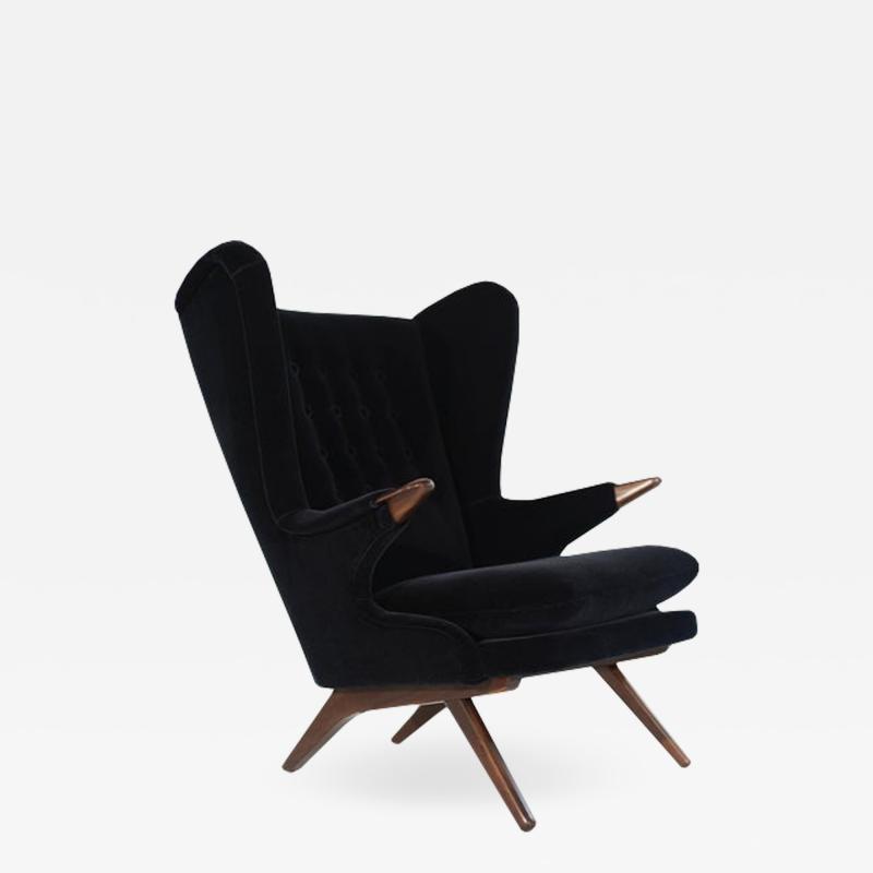 Svend Skipper Wingback Chair Model 91 by Svend Skipper Denmark 1950s