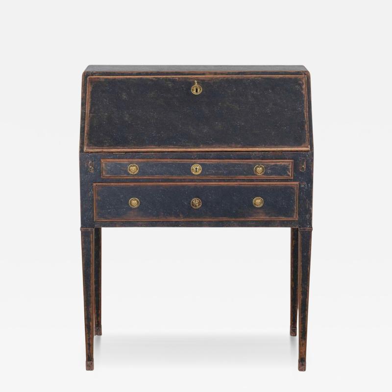 Swedish 18th Century Gustavian Slant Front Desk