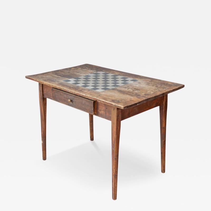 Swedish 19th Century Game Table