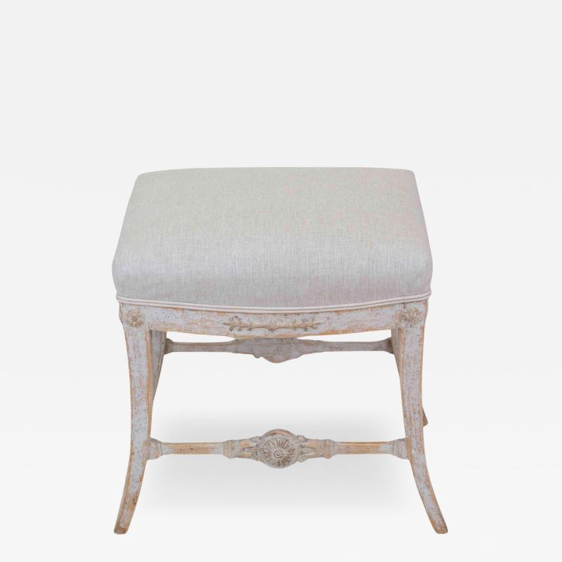 Swedish 19th Century Gustavian Stool