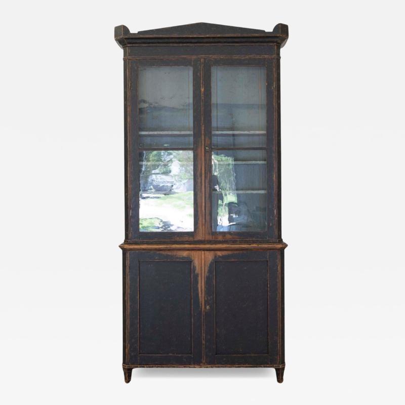 Swedish 19th Century Painted Bookcase