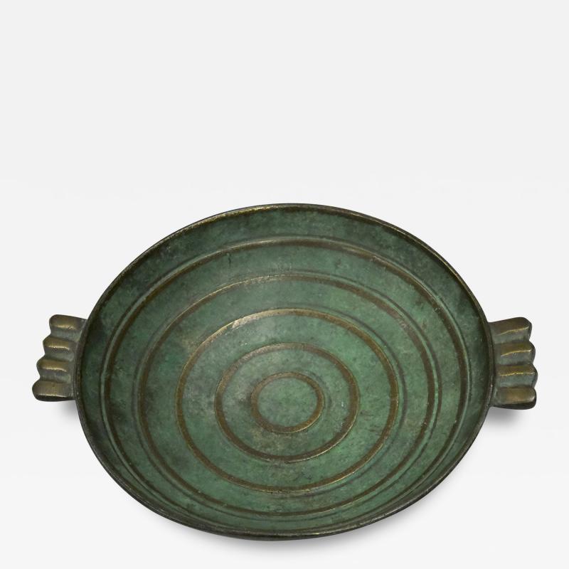 Swedish Art Deco Bronze Bowl