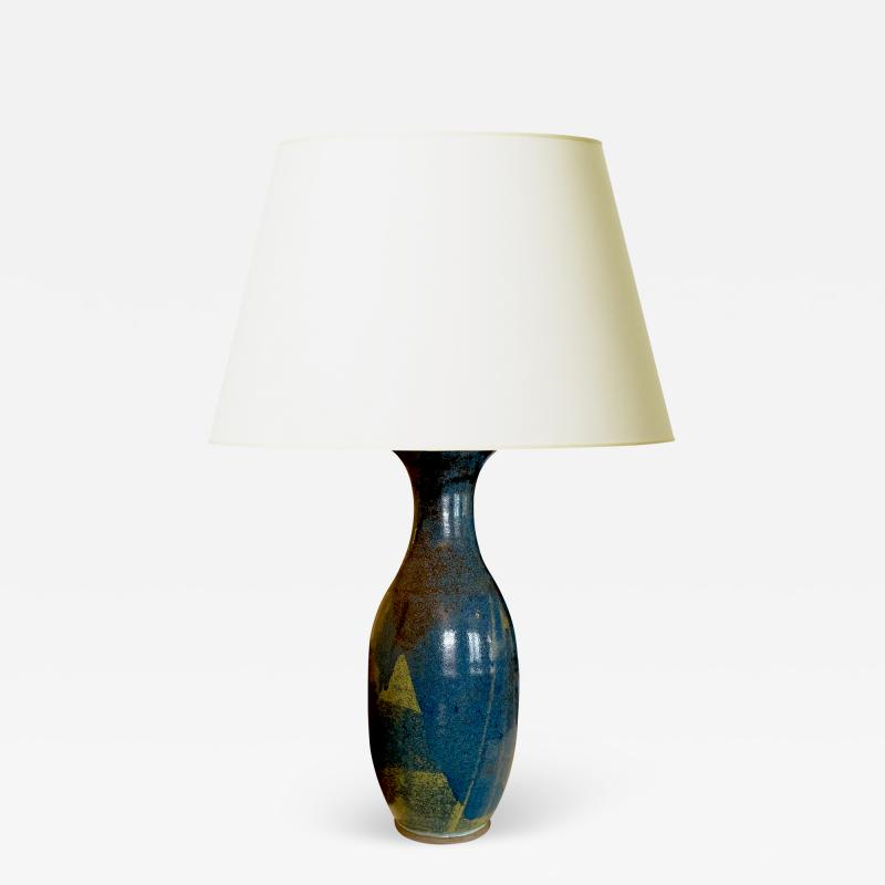 Swedish Art Pottery Table Lamp