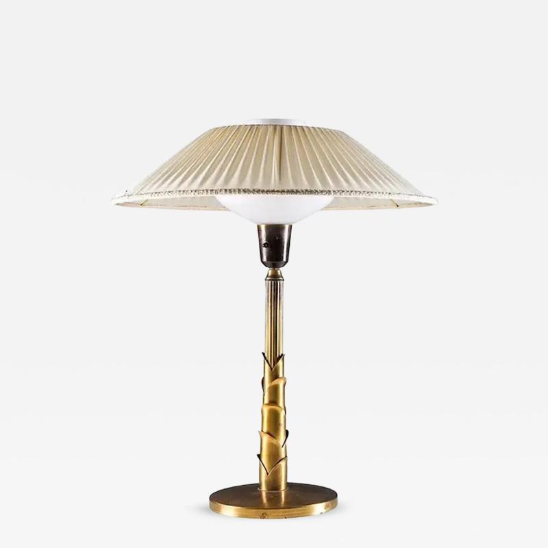 Swedish Brass Table Lamp 1950s