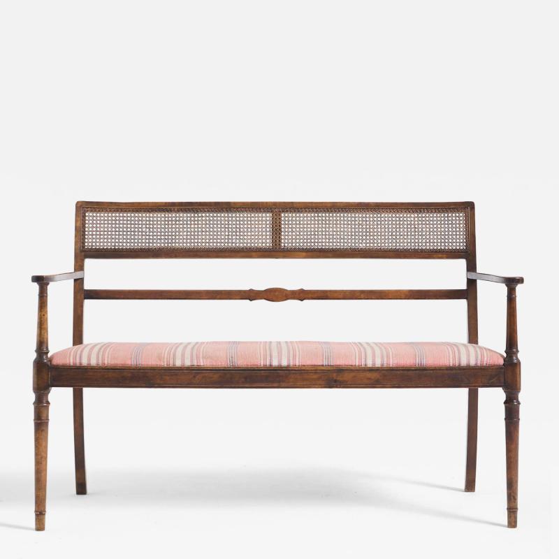 Swedish Cane Settee