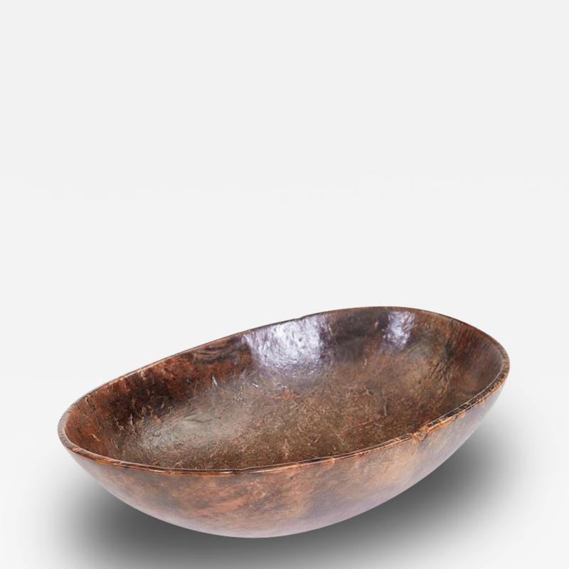 Swedish Carved Burl Bowl