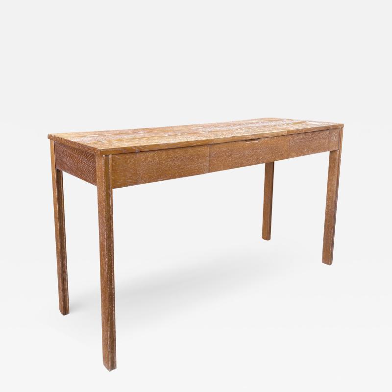 Swedish Console Dressing Table in Limed Oak