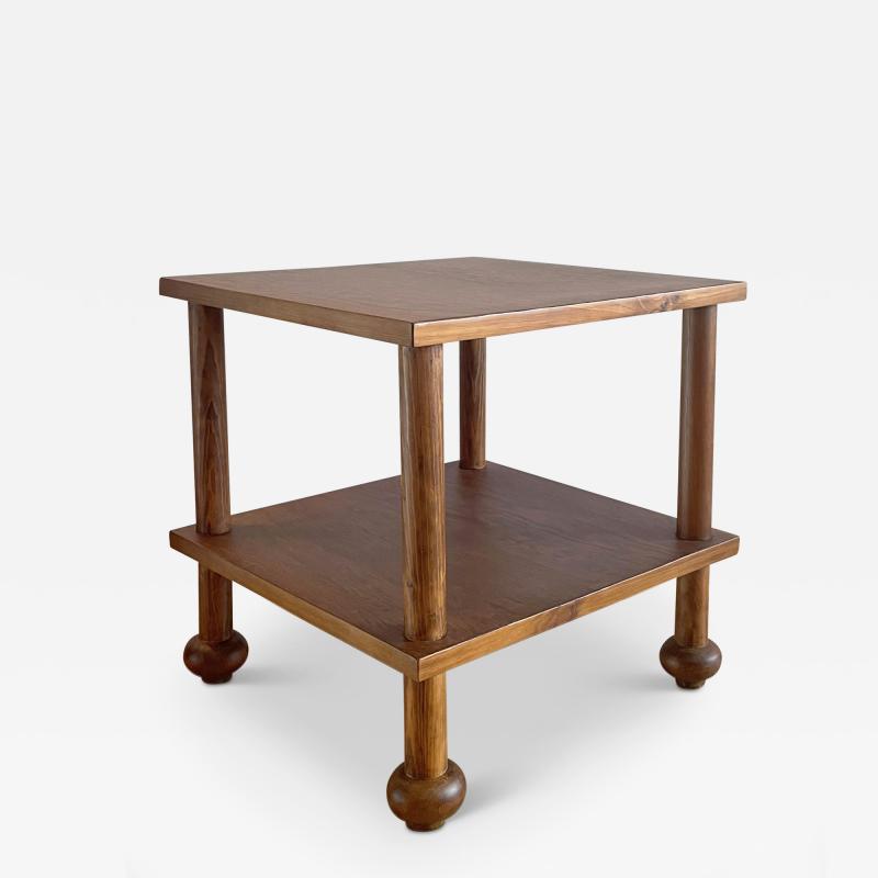 Swedish Functionalist Square Table in Pine