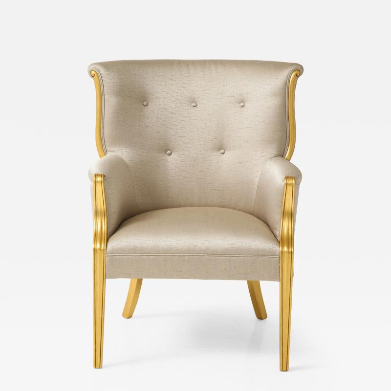 Swedish Gilded Arm Chair