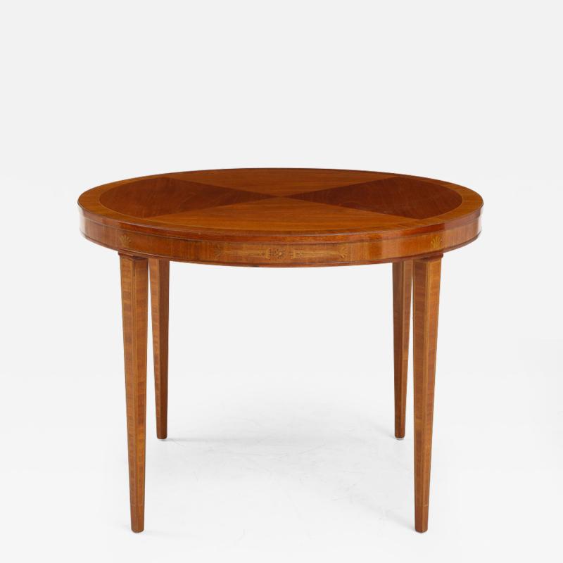 Swedish Grace Mahogany Side Table Circa 1940s