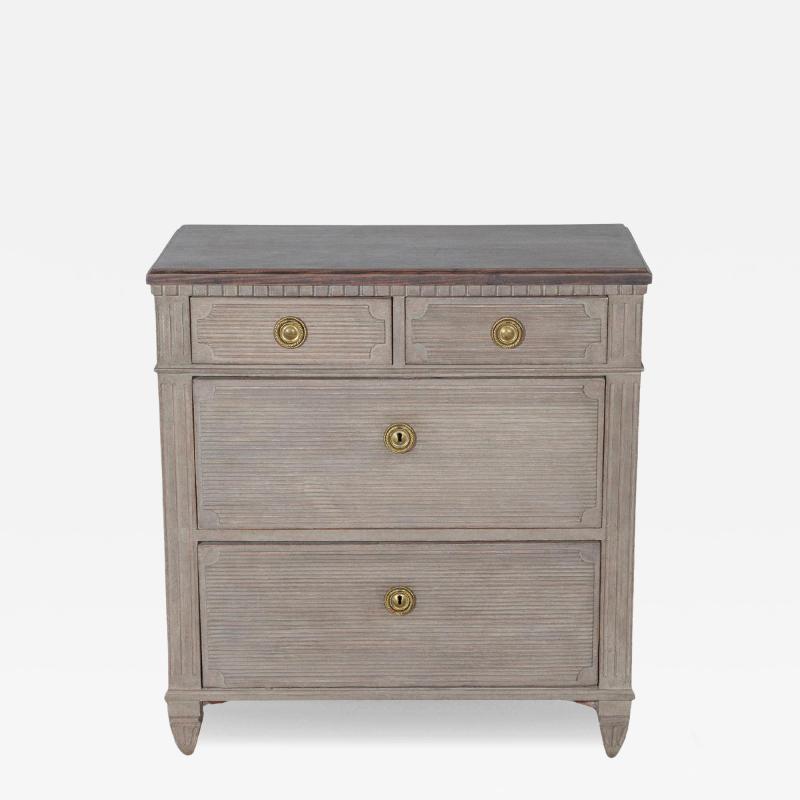 Swedish Gustavian Painted Chest of Drawers circa 19th Century