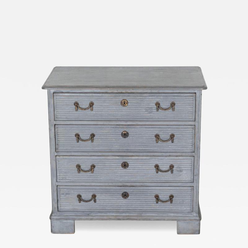 Swedish Gustavian Style Painted Chest of Drawers circa 1960