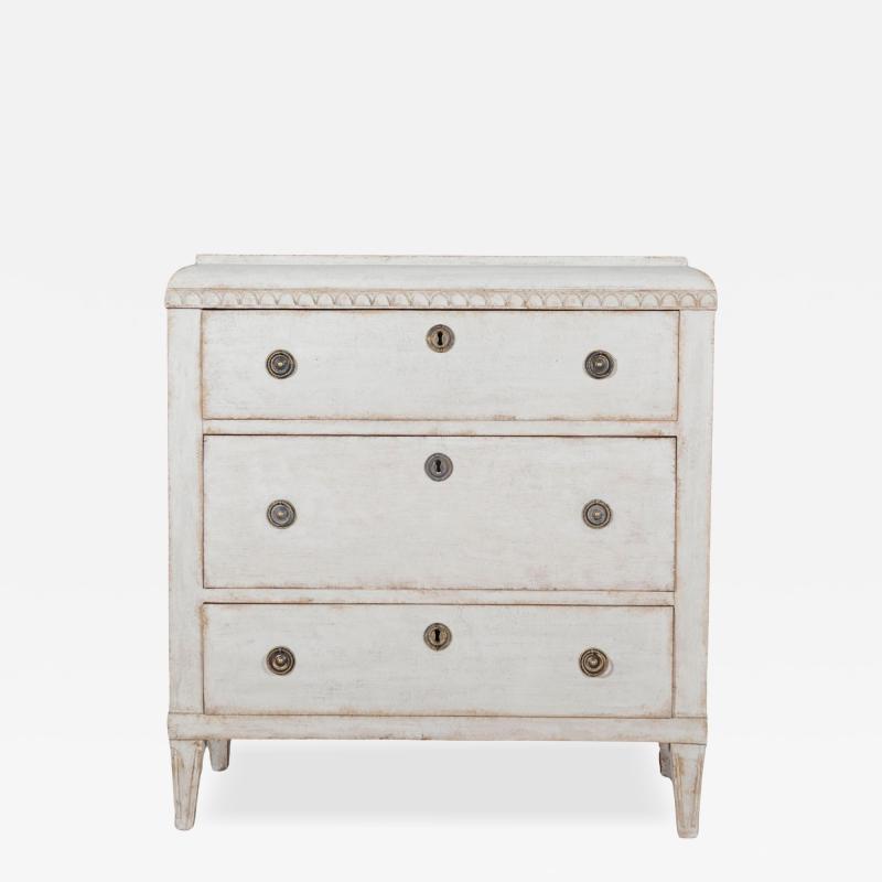 Swedish Gustavian Writing Chest of Drawers circa 1840 1850