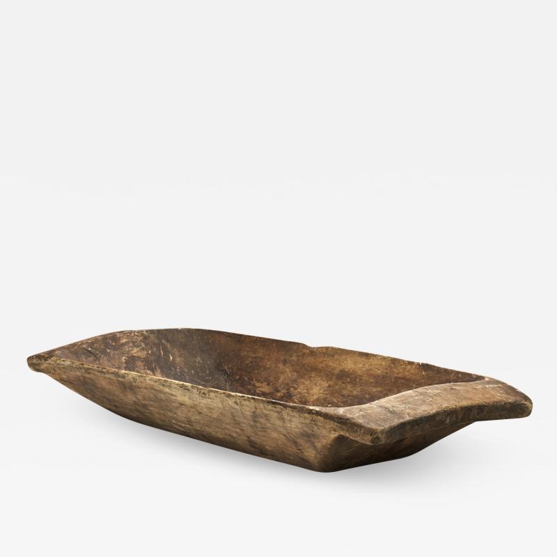 Swedish Historical Wooden Trough Sweden 1732
