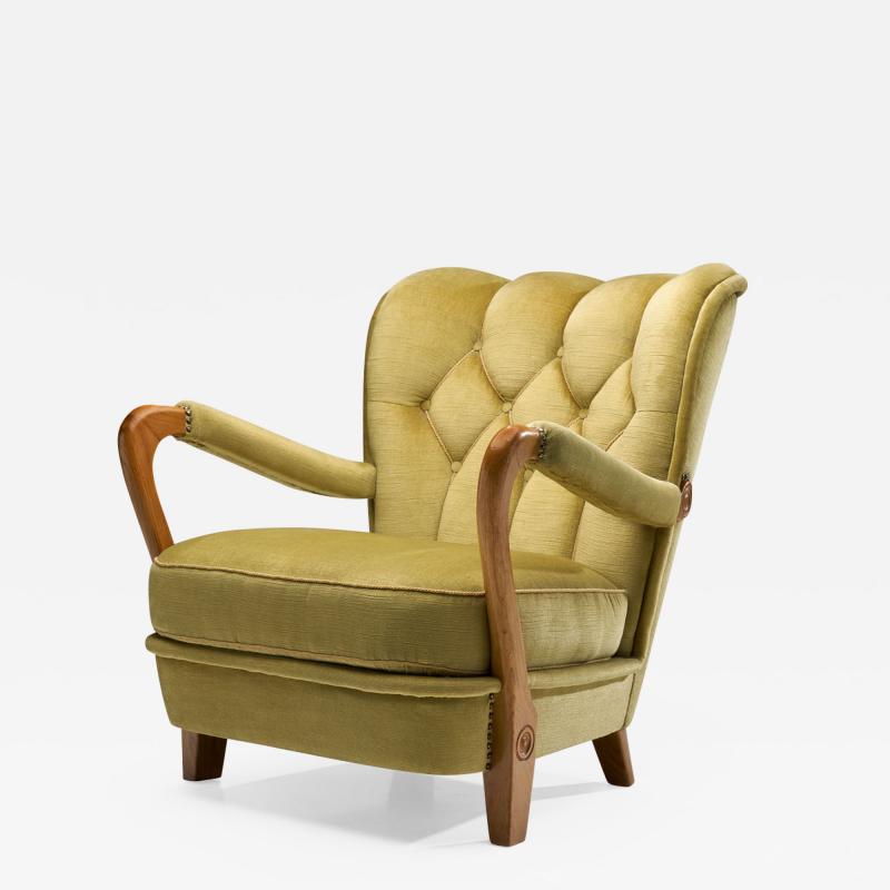 Swedish Modern Armchair Sweden ca 1940s