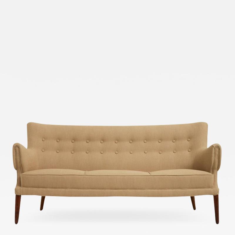 Swedish Modern Buttoned Sofa