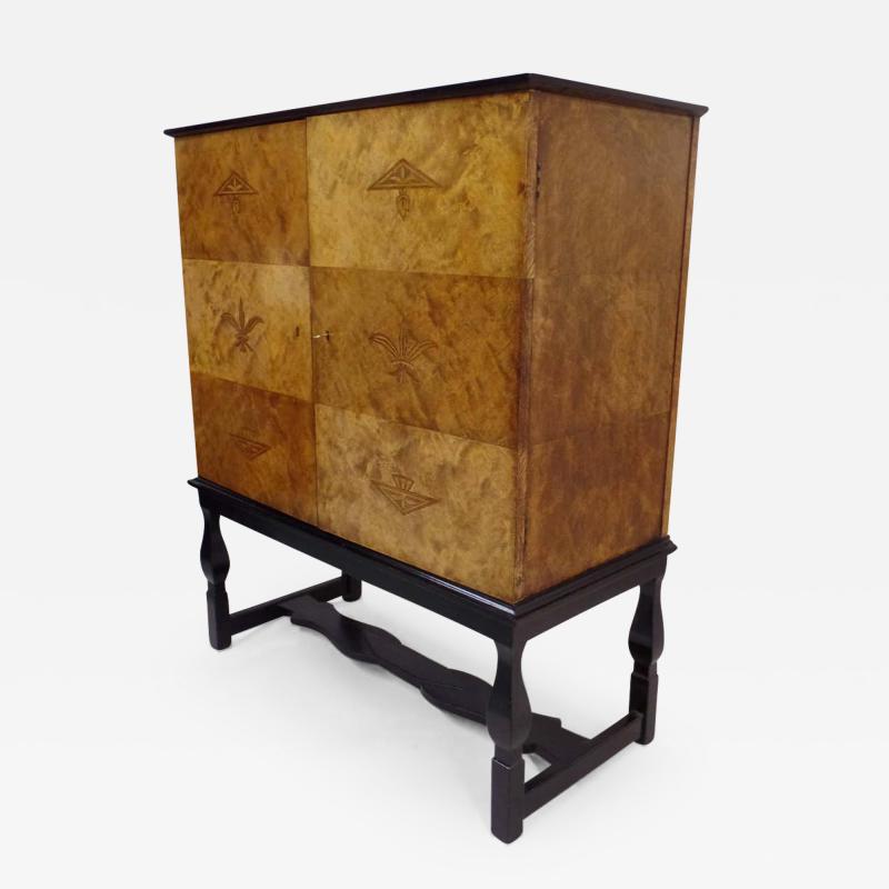 Swedish Modern Neoclassical Sideboard Bar by Carl Malmsten for Waldorf Astoria