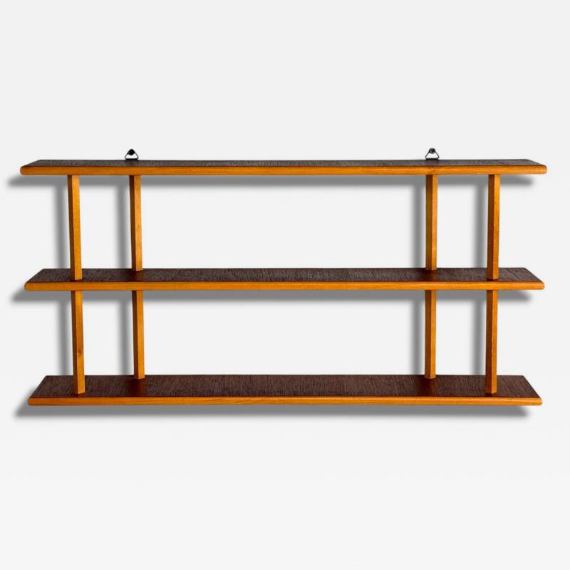Swedish Modern Teak Small Wall Shelf Sweden 1950s