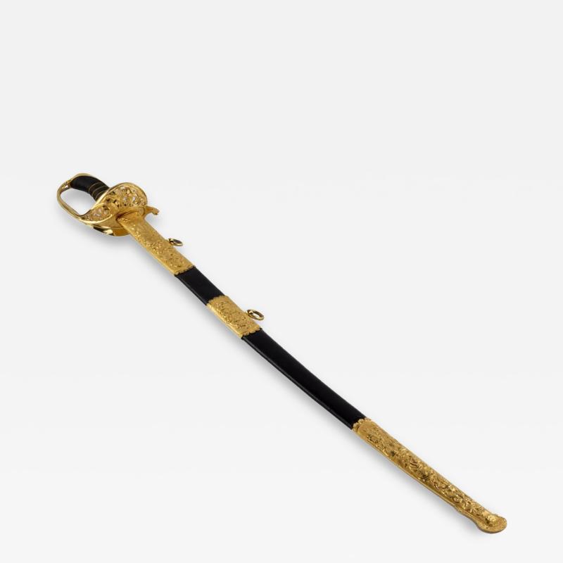 Swedish Naval Officer s Sabre Sweden Second Half Of The 19th Century