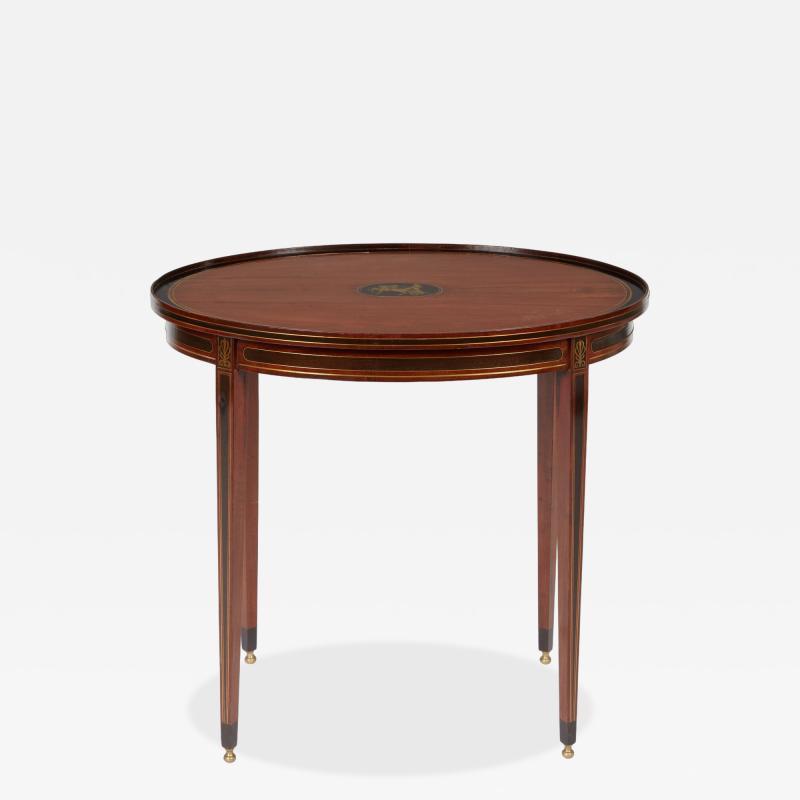 Swedish Neoclassical Oval Table