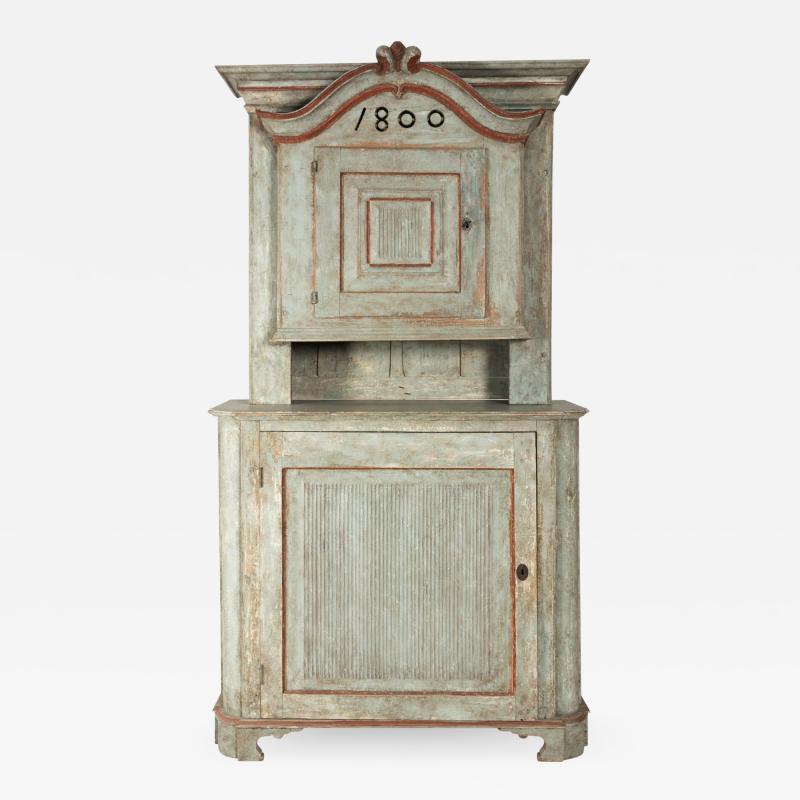 Swedish Painted Cabinet