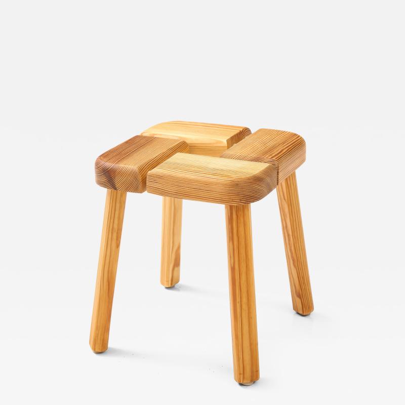 Swedish Pine Stool Circa1970s