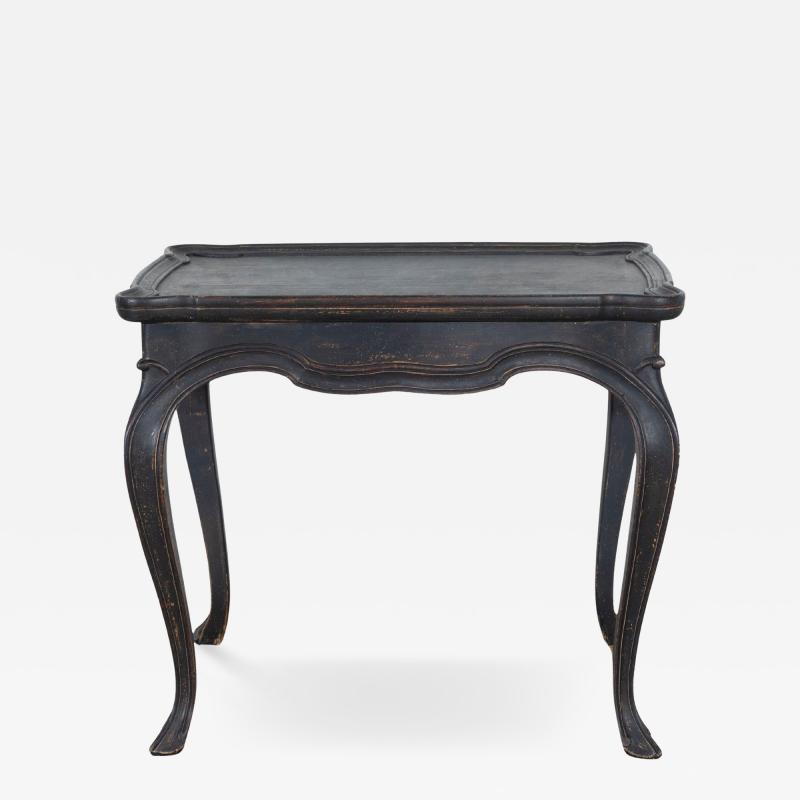 Swedish Rococo Style Painted Coffee Table Circa 1910