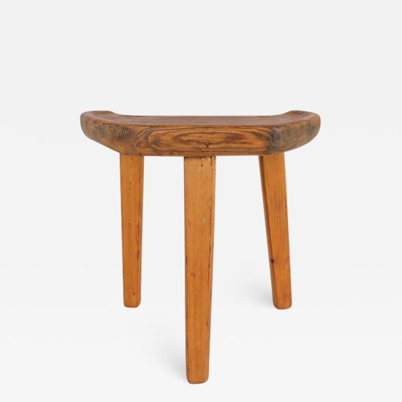 Swedish Stool in Pine 1960s