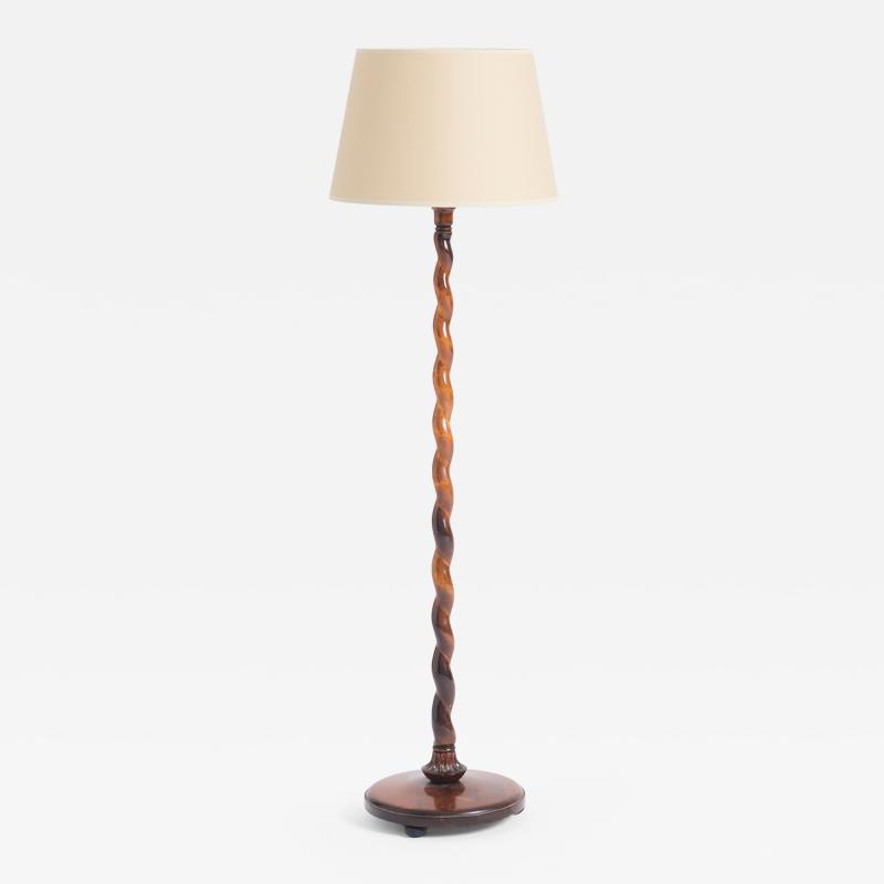Swedish Twisted Floor Lamp