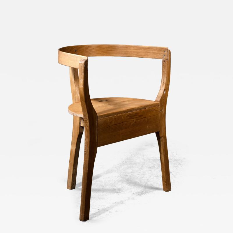 Swedish folk art monk chair