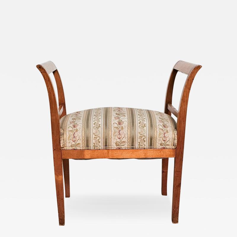Swedish or Russian Smaller Birch Window Seat circa 1900