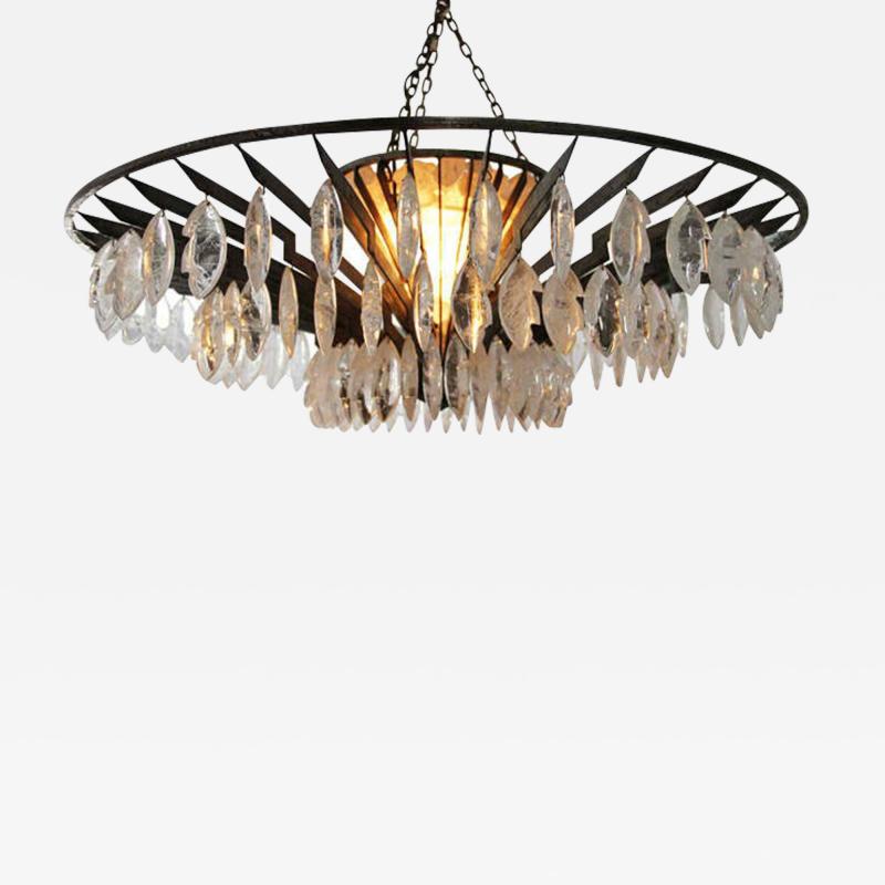 Sylvain Subervie Rock Crystal chandelier by Sylvain Subervie