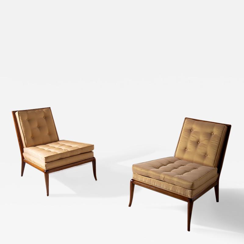 T H Robsjohn Gibbings Pair of Lounge Chair by T H Robsjohn Gibbings