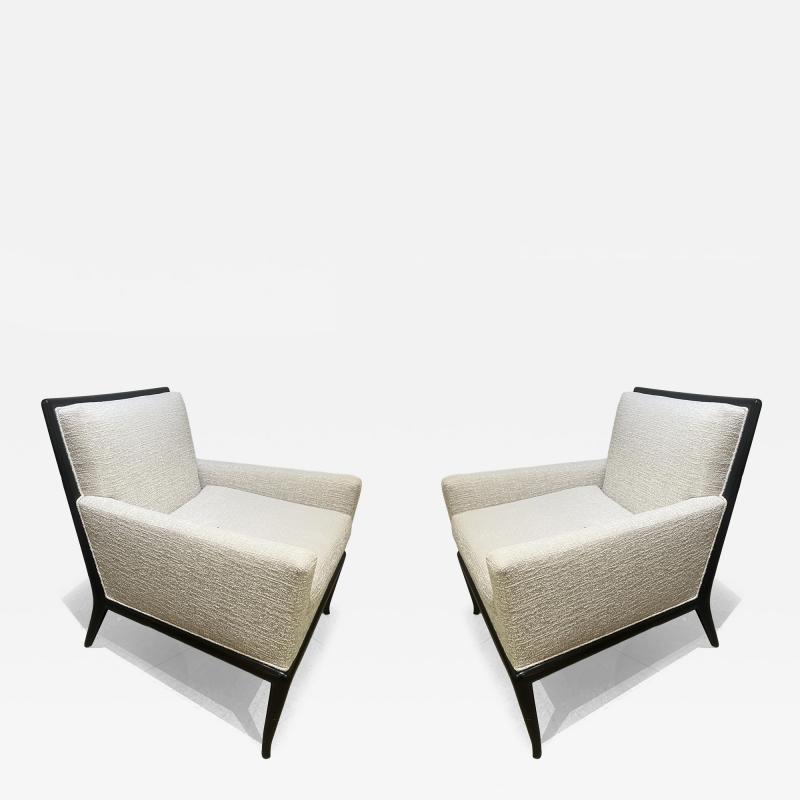 T H Robsjohn Gibbings Pair of Robsjohn Gibbings armchairs