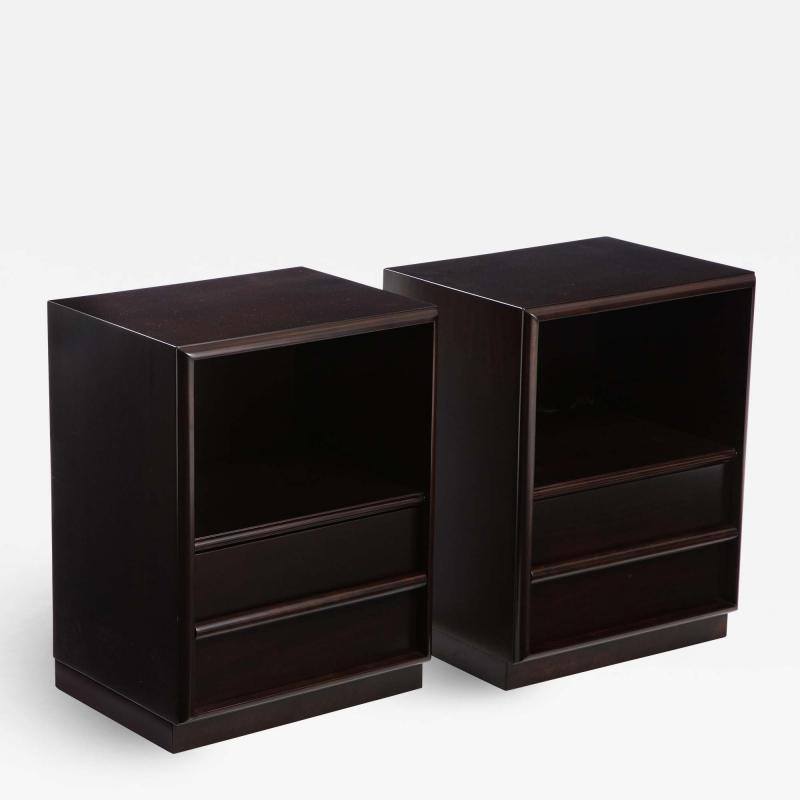 T H Robsjohn Gibbings Pair of T H Robsjohn Gibbings Night Stands